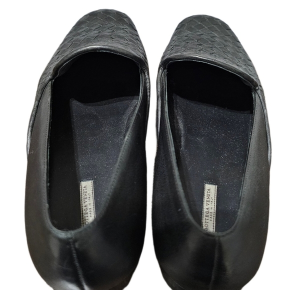 **SOLD** BOTTEGA VENETA Intrecciato Napa Front Leather Woven Loafers - Picture 6 of 11